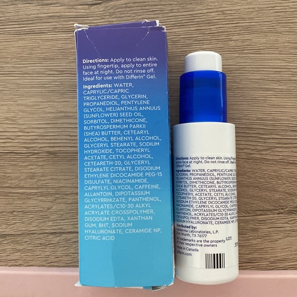 Differin restorative night moisturizer full sz NIB - Picture 2 of 3